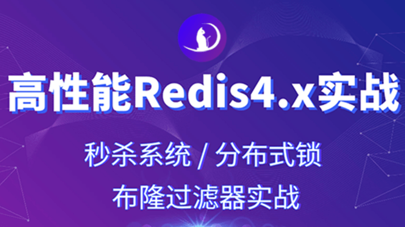 Redis实战教程 高可用秒杀分布式锁布隆过滤器实战
